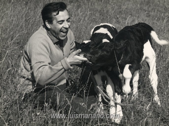Luis Mariano à la ferme
